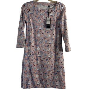 Cabana Life Shift Dress XS UPF 50+ Paisley Print Swim Dress CoverUp Beachwear